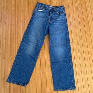 Levi's Blue Ribcage Straight Leg Women's Jeans